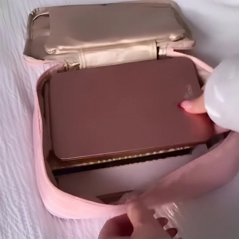 Impressions Vanity Company Touch Pad Mini Tri-Tone Rechargeable LED Makeup Mirror With Flip Cover, Rose Gol 9 Impressions Vanity Company Touch Pad Mini Tri-Tone Rechargeable LED Makeup Mirror With Flip Cover, Rose Gol - Image 7