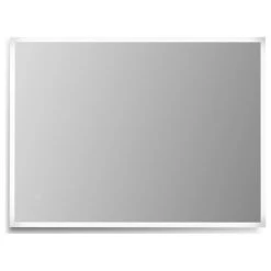 Altair Cassano Rectangle Frameless Modern Bathroom/Vanity LED Lighted Wall Mirror, 40"