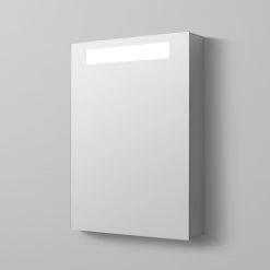 Ronbow Corp. Ronbow 24" Damien Contemporary Metal Frame LED Medicine Cabinet, Satin Aluminum -Laural Home Shop af910f300a57bcf6 9230 w800 h800 b0 p0