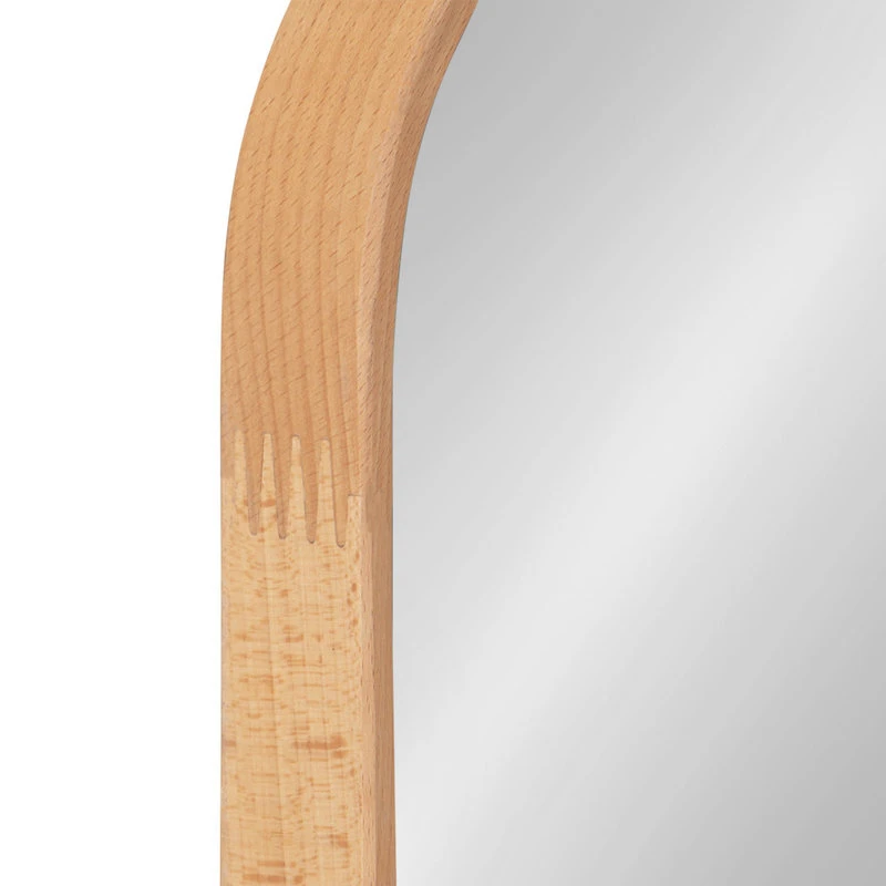 Uniek Nordlund Framed Wall Mirror, Natural 23x35 5 Uniek Nordlund Framed Wall Mirror, Natural 23x35 - Image 3