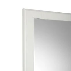 Fresca Oxford 26" Antique White Framed Rectangular Mirror -Laural Home Shop b061835203a2aeeb 1703 w800 h800 b0 p0