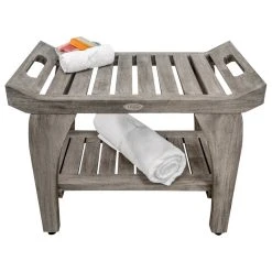 DecoTeak CoastalVogue Tranquility 24" Wide ShowerBench GR156, Gray 16 DecoTeak CoastalVogue Tranquility 24" Wide ShowerBench GR156, Gray -Laural Home Shop b07103e30fdd1017 3344 w800 h800 b1 p0