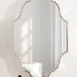 Uniek Rowla Framed Wall Mirror, Silver 23x37 -Laural Home Shop b0b133f900c78c57 5385 w800 h800 b0 p0