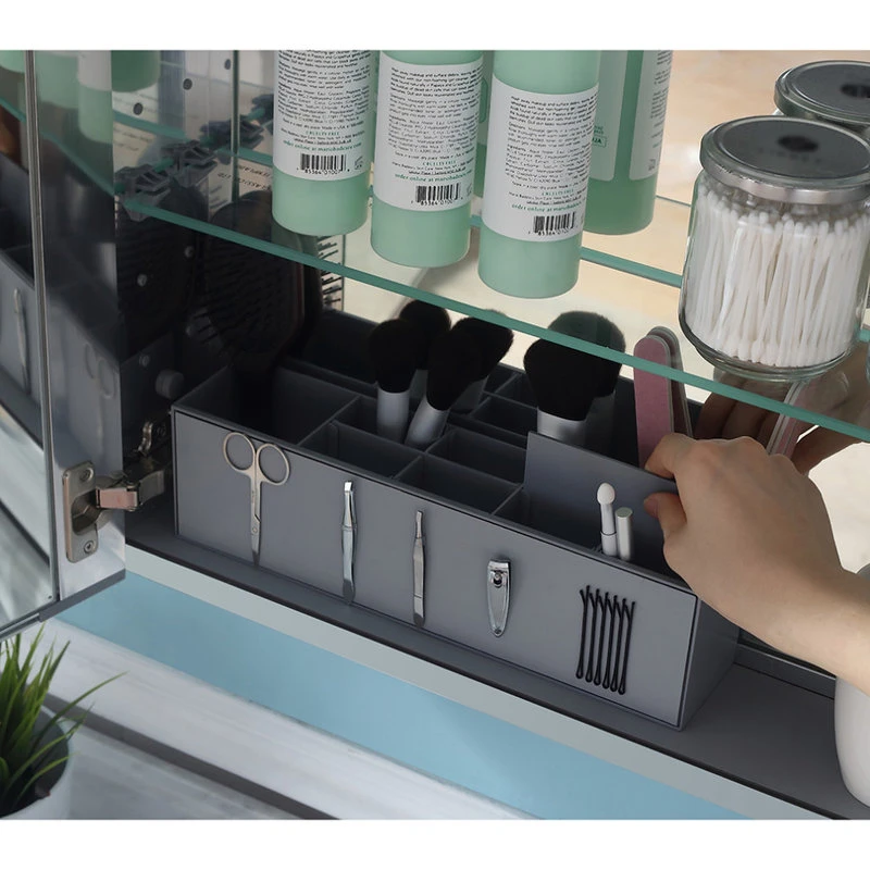 Ove Decors Sevan 24 In. Medicine Cabinet In Aluminum Finish 9 Ove Decors Sevan 24 In. Medicine Cabinet In Aluminum Finish - Image 7