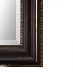 Unique Mirrors Dark Bronze With Antique Gold Highlights Rectangular Mirror, Bathroom, 24 X 36 -Laural Home Shop b141419700ae9041 9854 w800 h800 b0 p0