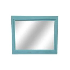 Renewed Decor And Storage Sea Blue Farmhouse Style Vanity Mirror, 36"x30" -Laural Home Shop b191d1780ad7f25e 1726 w800 h800 b1 p0