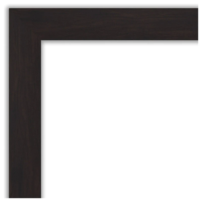 Amanti Art Furniture Espresso Narrow Beveled Bathroom Wall Mirror - 19.5 X 23.5 In. 6 Amanti Art Furniture Espresso Narrow Beveled Bathroom Wall Mirror - 19.5 X 23.5 In. - Image 4