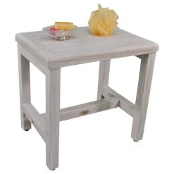 DecoTeak CoastalVogue Eleganto 18" Wide ShowerBench ED1199, White 9 DecoTeak CoastalVogue Eleganto 18" Wide ShowerBench ED1199, White -Laural Home Shop b221110c0fdd0921 7150 w800 h800 b1 p0