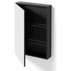 Coppice Wooden Bathroom Mirror Cabinet | Wireworks Magnifier, Black Oak 16 Coppice Wooden Bathroom Mirror Cabinet | Wireworks Magnifier, Black Oak -Laural Home Shop b24115e0026bd70b 1801 w800 h800 b1 p0