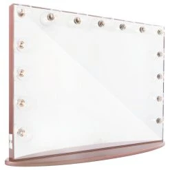 Impressions Vanity Company Hollywood Glow Pro Vanity Mirror, Rose Gold, Clear Bulb, Non-Bluetooth