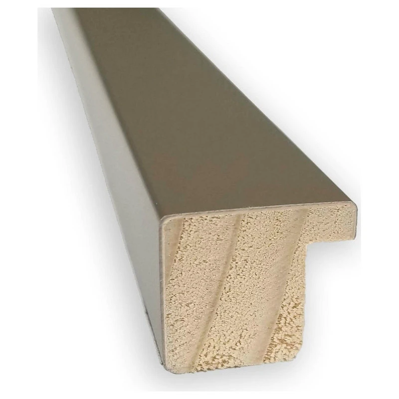 Amanti Art Svelte Clay Grey Non-Beveled Wood Bathroom Wall Mirror - 19.5 X 25.5 In. 4 Amanti Art Svelte Clay Grey Non-Beveled Wood Bathroom Wall Mirror - 19.5 X 25.5 In. - Image 2