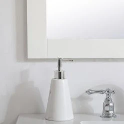 Elegant Furniture & Lighting Anderson Rectangle Vanity Mirror 27", White 13 Elegant Furniture & Lighting Anderson Rectangle Vanity Mirror 27", White -Laural Home Shop b2d1ad92009592d4 9071 w800 h800 b0 p0