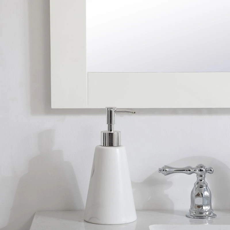 Elegant Furniture & Lighting Anderson Rectangle Vanity Mirror 27", White 7 Elegant Furniture & Lighting Anderson Rectangle Vanity Mirror 27", White - Image 5