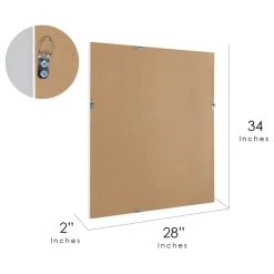 Head West, Inc. Head West Contemporary Glossy White Framed Beveled Mirror - 27.5 X 33.5 12 Head West, Inc. Head West Contemporary Glossy White Framed Beveled Mirror - 27.5 X 33.5 -Laural Home Shop b30123290fb8291b 0576 w800 h800 b1 p0