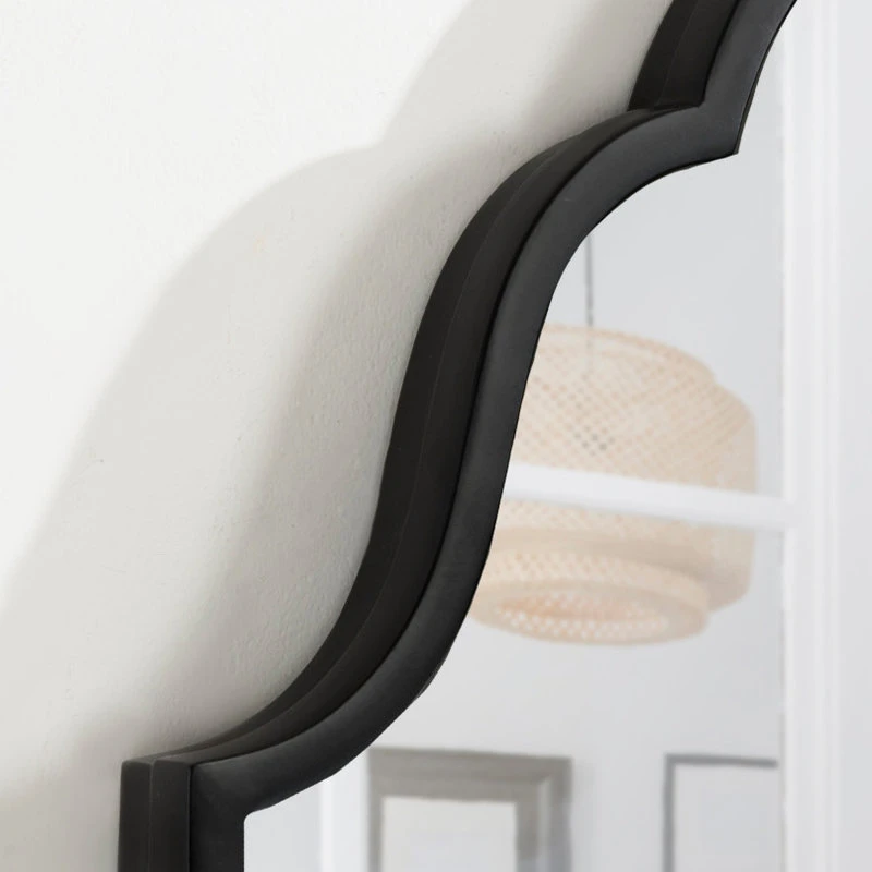 Uniek Rowla Framed Wall Mirror, Black 20x30 9 Uniek Rowla Framed Wall Mirror, Black 20x30 - Image 7