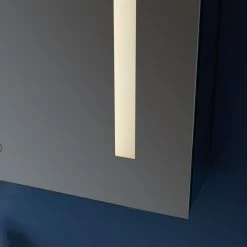 Vinnova Rectangular Frameless Lighted Medicine Cabinet Wall Mounted Mirror, 24" 20 Vinnova Rectangular Frameless Lighted Medicine Cabinet Wall Mounted Mirror, 24" -Laural Home Shop b4419db301a9bfaf 4999 w800 h800 b0 p0