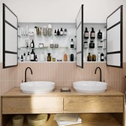 Glass Warehouse Medicine Cabinets, Black 16 Glass Warehouse Medicine Cabinets, Black -Laural Home Shop b4713d2c0320b0ba 0311 w800 h800 b0 p0