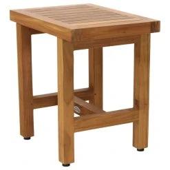 AquaTeak Patented 18" Spa Lotus Teak Shower Bench -Laural Home Shop b4e17df70d93b9f9 0232 w800 h800 b1 p0