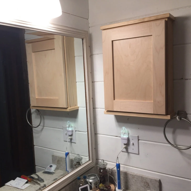 Timber Tree Cabinets Sandalwood On The Wall Primed Cabinet 19.5h X 15.5w X 4.25d 13 Timber Tree Cabinets Sandalwood On The Wall Primed Cabinet 19.5h X 15.5w X 4.25d - Image 11