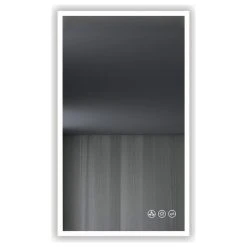 Blossom Kitchen & Bath Supply Fogless, Dimmable, Color Temperature Adjustable LED Mirror, 21x36