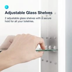 OVE Decors Neva 30" Aluminum Medicine Cabinet -Laural Home Shop b5518ab7036d5920 0968 w800 h800 b0 p0