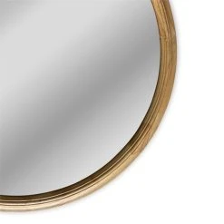 CHLOE Lighting, Inc. CHLOE Reflection CH8M801NO36-RND Contemporary Wood Round Framed Wall Mirror -Laural Home Shop b5e11a4203bd043f 1325 w800 h800 b0 p0