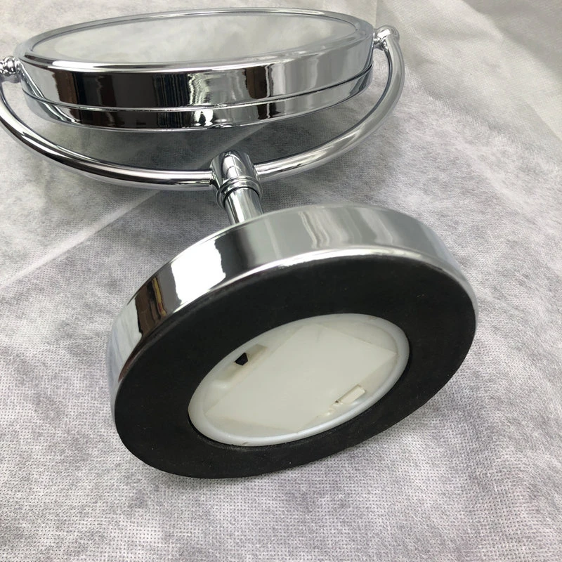 American Imaginations 10-in. W Round Stainless Steel Above Counter Magnifying Mirror In Chrome Color 10 American Imaginations 10-in. W Round Stainless Steel Above Counter Magnifying Mirror In Chrome Color - Image 8