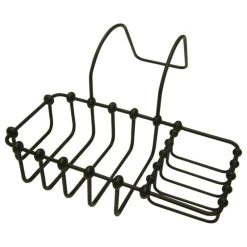 Kingston Brass 8-3/8" Clawfoot Bath Soap And Sponge Holder, Oil Rubbed Bronze