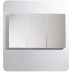 Fresca FMC8020 60” Wide X 36” High Frameless Triple Door Medicine - Mirrored -Laural Home Shop b6912c7a000a48a1 4917 w800 h800 b0 p0