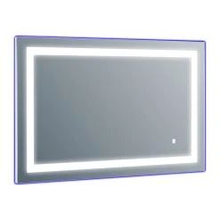 Eviva LLC Eviva Deco Piece Wall Mounted Lighted Vanity, Backlit LED Mirror W/ Frame Lights