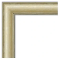 Amanti Art Textured Light Gold Non-Beveled Bathroom Wall Mirror - 23 X 29 In. -Laural Home Shop b71196b802bddc62 6150 w800 h800 b1 p0