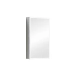 Dowell K&B Supplies Inge LED Medicine Cabinet - White, 18Wx32Hx5D