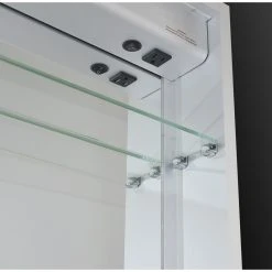 Innoci-usa Double Door Recessed LED Medicine Cabinet, 30x26 -Laural Home Shop b801e25f09935378 6312 w800 h800 b0 p0