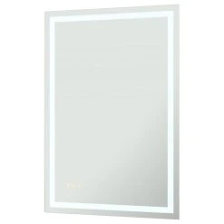 Craft And Main 24" X 36" Lighted Mirror With Tunable LED And Anti Fog Touch Sensors