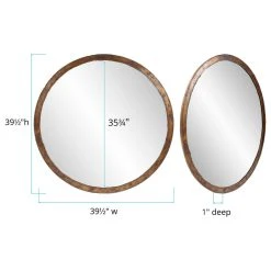 Howard Elliott Collection Howard Elliott Marius Round Mirror 13 Howard Elliott Collection Howard Elliott Marius Round Mirror -Laural Home Shop b891a4f60ed7be41 2943 w800 h800 b1 p0