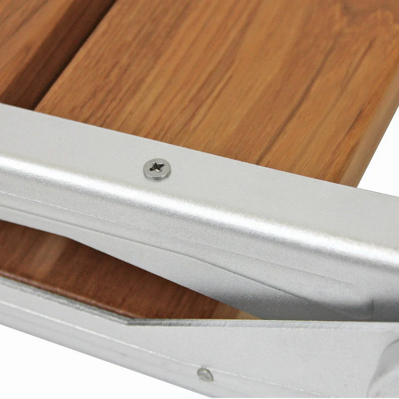 Crosslinks 18" ADA Compliant Folding Teak Wood Shower Bench Seat 9 Crosslinks 18" ADA Compliant Folding Teak Wood Shower Bench Seat - Image 7