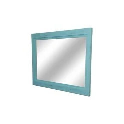 Renewed Decor And Storage Sea Blue Farmhouse Style Vanity Mirror, 36"x30" -Laural Home Shop b8d118d70ad7f25f 1728 w800 h800 b1 p0