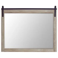 Vinnova Cortes Rectangular Wall Mount Mirror, North American Logs, 48"