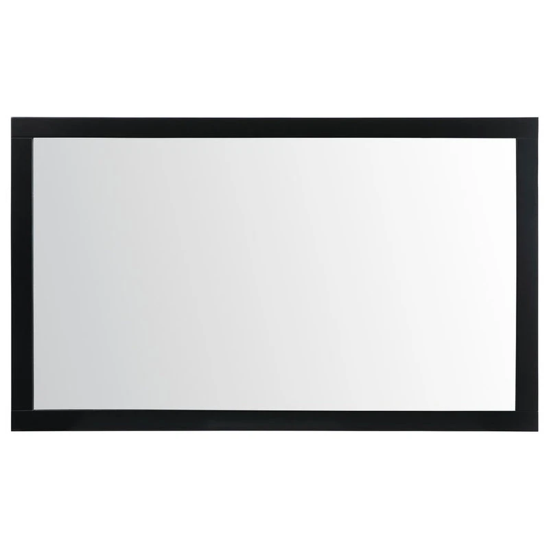 Elegant Furniture & Lighting Alice Vanity Mirror, 60"x36", Black 3 Elegant Furniture & Lighting Alice Vanity Mirror, 60"x36", Black