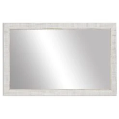 FrameMyMirror Huntington Framed Wall Mirror, White, 36"x36" -Laural Home Shop b981b2ed03ebb4e1 1969 w800 h800 b1 p0