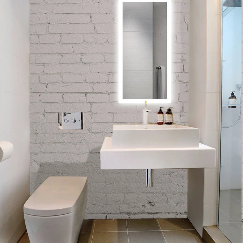 Krugg Reflections Small LED Lighted Vanity Mirror Includes Dim, 15"x30" 9 Krugg Reflections Small LED Lighted Vanity Mirror Includes Dim, 15"x30" - Image 7