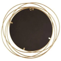 Mirrorize Canada 20" DIA Round Wall Mirror Gold Modern Metal Circle Wire Rings Accent Wall Decor -Laural Home Shop b9d1b2f50f90be08 4222 w800 h800 b1 p0