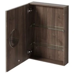Coppice Wooden Bathroom Mirror Cabinet | Wireworks Magnifier, Dark Walnut 12 Coppice Wooden Bathroom Mirror Cabinet | Wireworks Magnifier, Dark Walnut -Laural Home Shop b9e10b87026bd755 1882 w800 h800 b1 p0