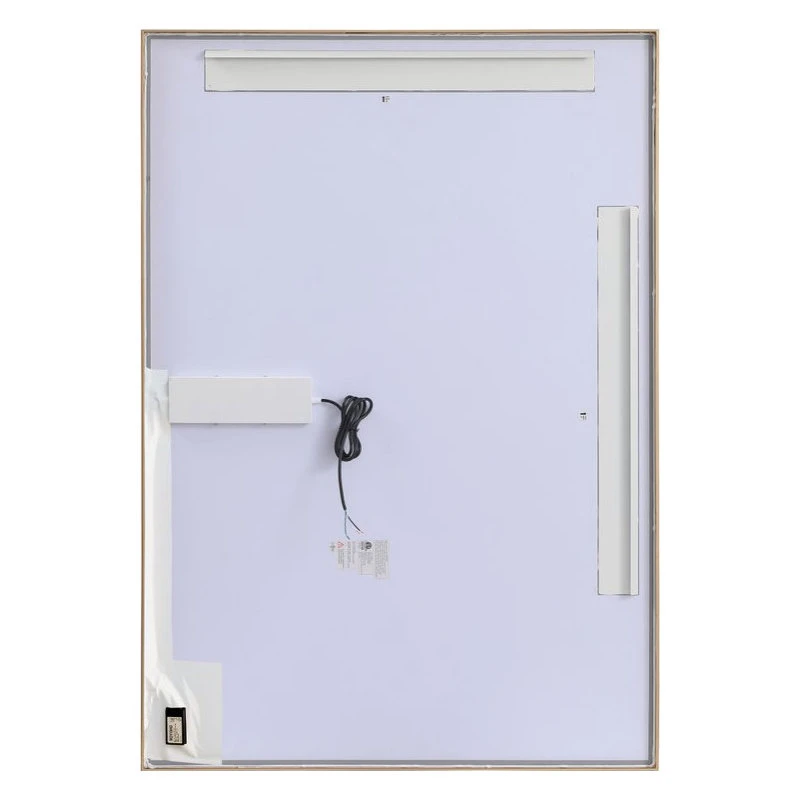 Elegant Furniture & Lighting Modern Brass Led Mirror 13 Elegant Furniture & Lighting Modern Brass Led Mirror - Image 11