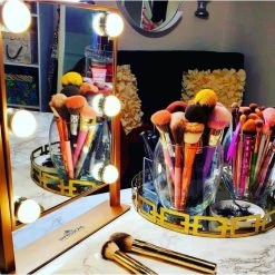 Impressions Vanity Company Hollywood Tri-Tone LED Makeup Mirror, Rose Gold -Laural Home Shop ba2164f00407416a 5841 w800 h800 b0 p0