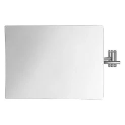 Blomus Vista Wall-Mounted Cosmetic Mirror, Matte Nickel-Plated -Laural Home Shop ba71d52c0b61d2cb 7470 w800 h800 b1 p0