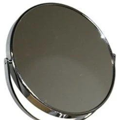 HomeRoots Vintage Pedestal Chrome 3X Magnification Vanity Mirror -Laural Home Shop ba919014026c2f38 0885 w800 h800 b1 p0