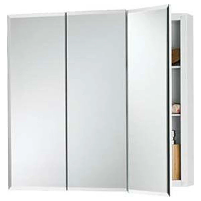 Jensen 255236 Horizon Beveled Edge 3-Pane 36" Mirror Medicine Cabinet 3 Jensen 255236 Horizon Beveled Edge 3-Pane 36" Mirror Medicine Cabinet