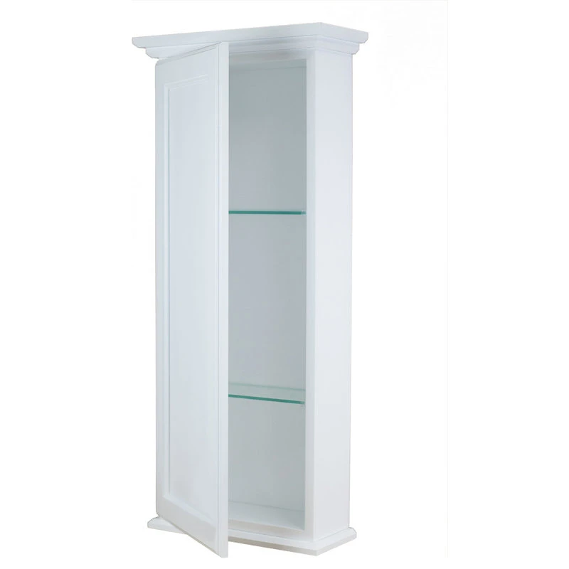 Timber Tree Cabinets Lexington On The Wall White Cabinet 49.5h X 15.5w X 5.25d 4 Timber Tree Cabinets Lexington On The Wall White Cabinet 49.5h X 15.5w X 5.25d - Image 2