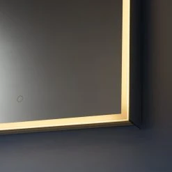 Vinnova 24" Rectangular Frameless Lighted Medicine Cabinet Wall Mounted Mirror -Laural Home Shop bb4111ae01a9c0bb 5342 w800 h800 b0 p0